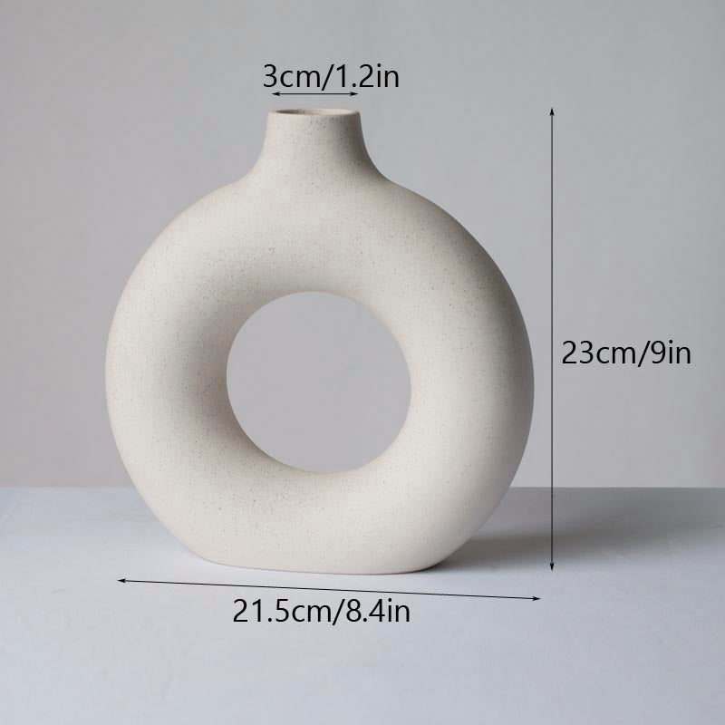 Hollow Ceramic Vase