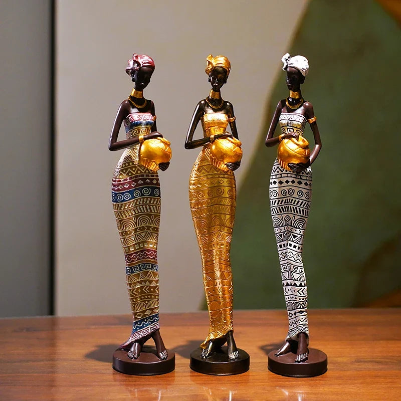 Large <br> African Statue