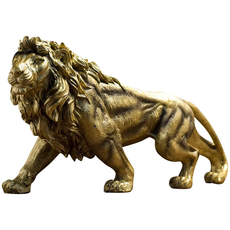 Lion Statue <br> Indoor Decor 18 cm