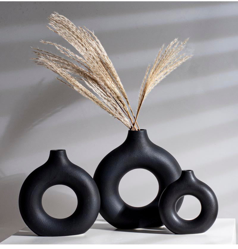 Hollow Ceramic Vase