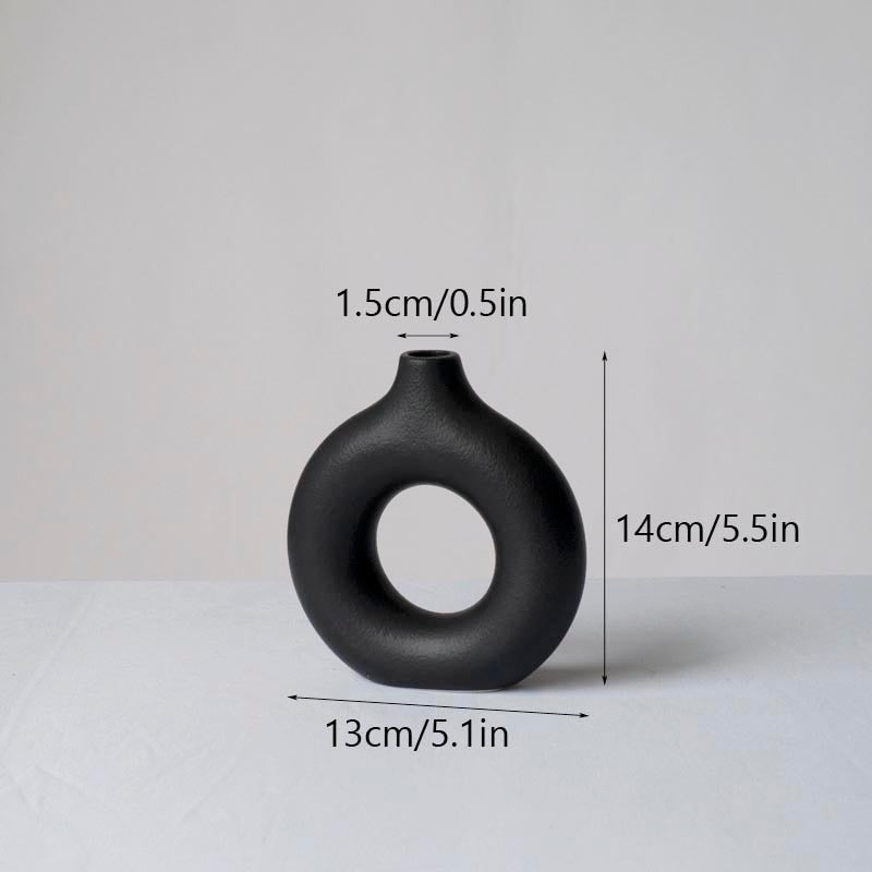 Hollow Ceramic Vase