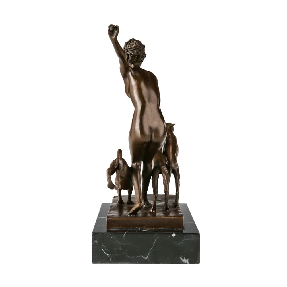 Bronze Diana the Huntress Statue