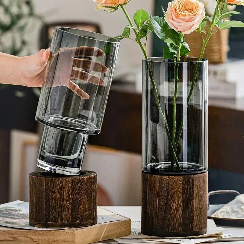 Glass Garden Vase