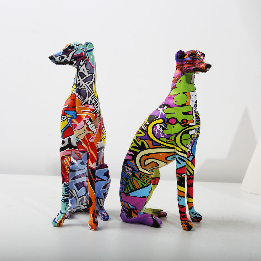 Greyhound Dog <br> Statue