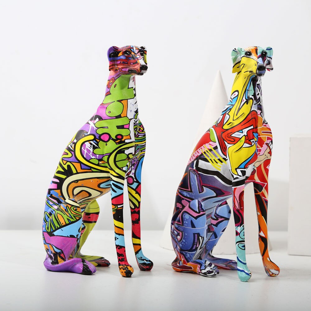 Greyhound Dog <br> Statue