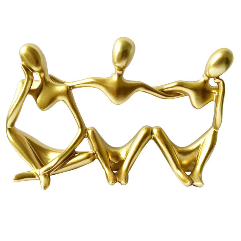 Contemporary Sculpture <br> Thinker Trio