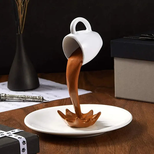 Perky Splash Coffee Sculpture