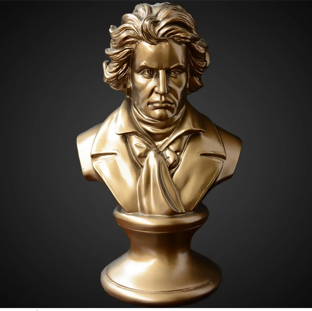 Gold Beethoven Bust 30 cm