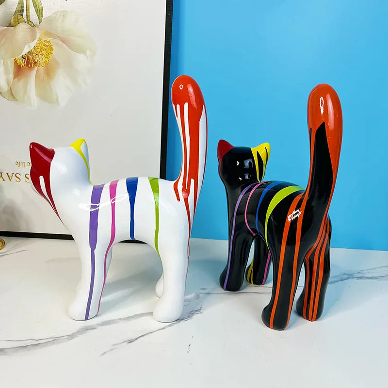 Cat Statue <br> in Resin