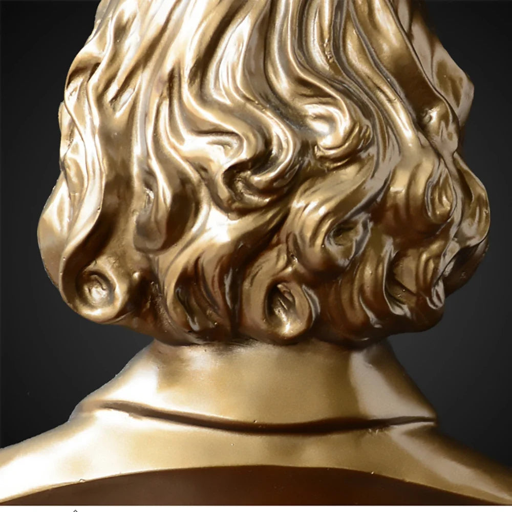 Gold Shakespeare Bust 30 cm