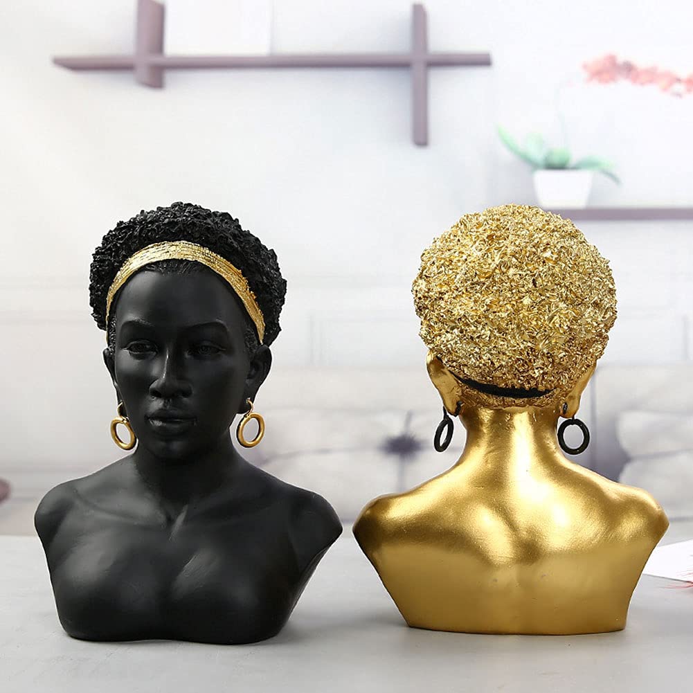 African Bust <br/> Woman 25 cm