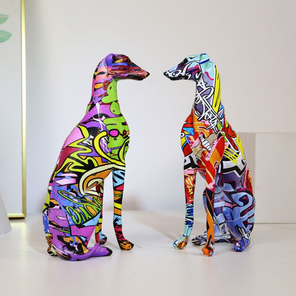 Greyhound Dog <br> Statue
