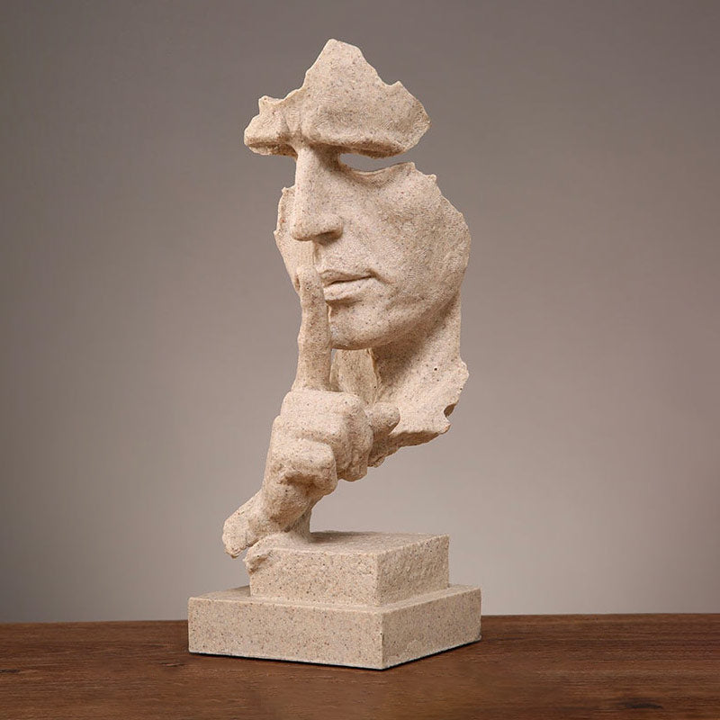 Man Statue <br/> Contemporary Face Sculpture