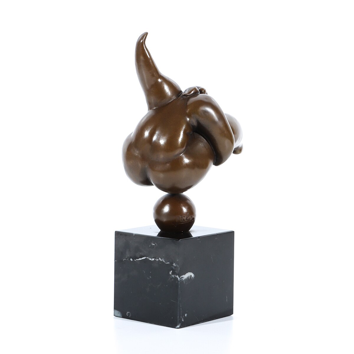 Bronze Statue, Replica of Botero Sculpture, 27 cm