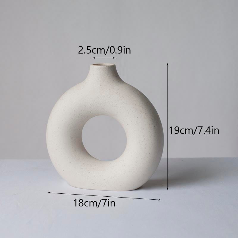 Hollow Ceramic Vase