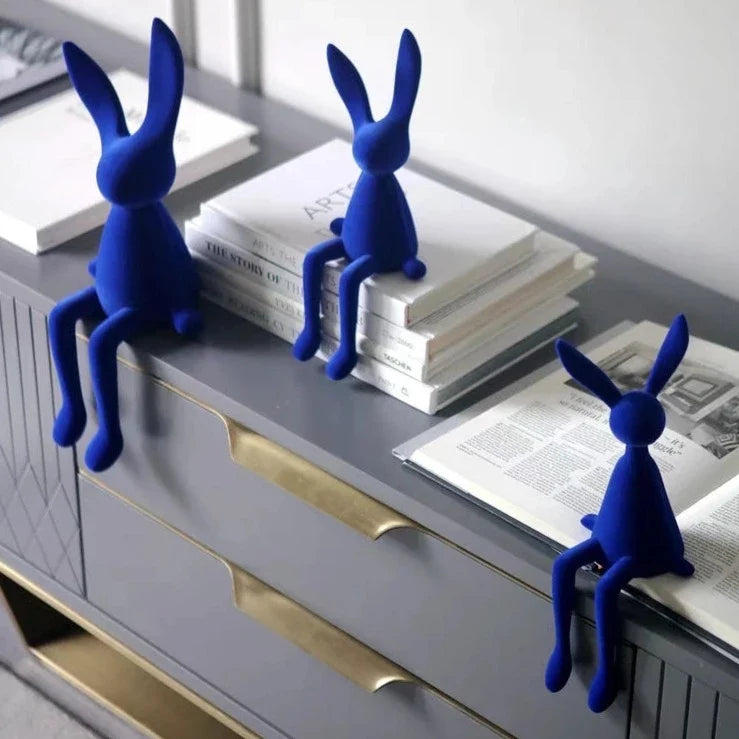 Nordic Abstract Rabbit Sculptures