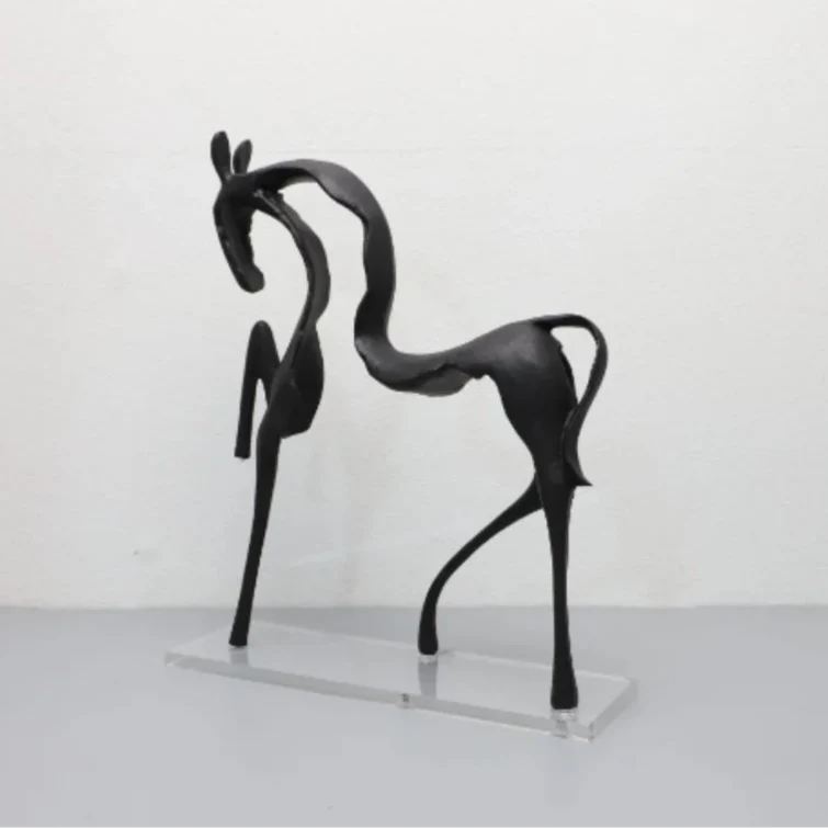 Hollow Hooves Horse Sculpture