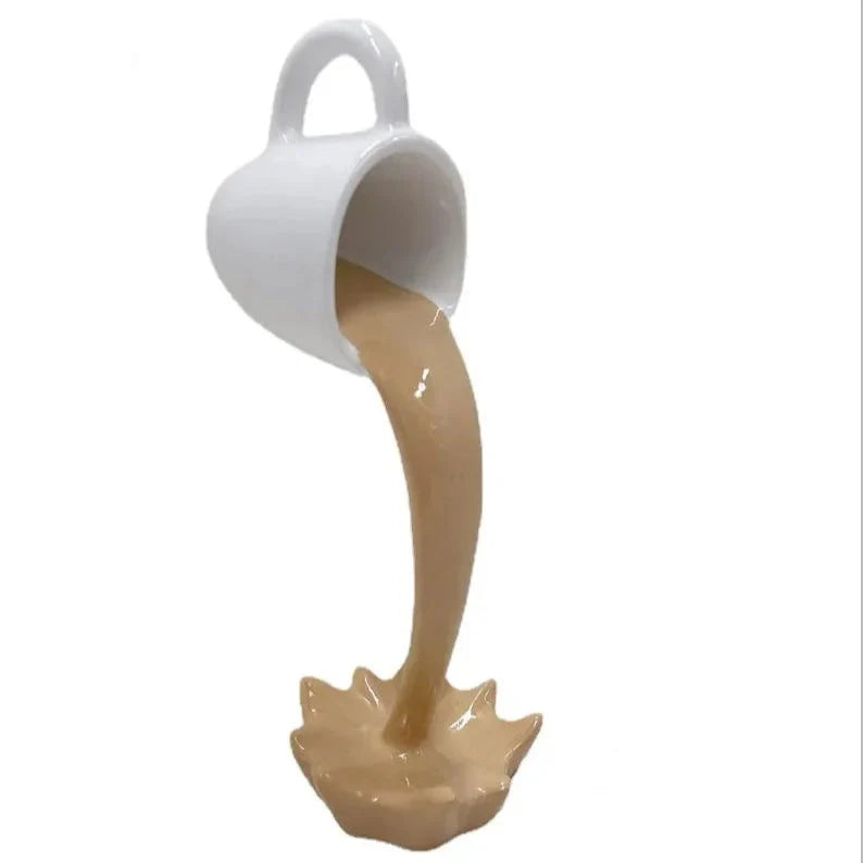Perky Splash Coffee Sculpture