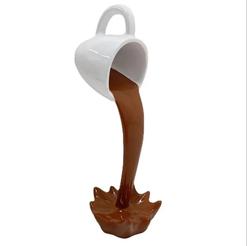 Perky Splash Coffee Sculpture