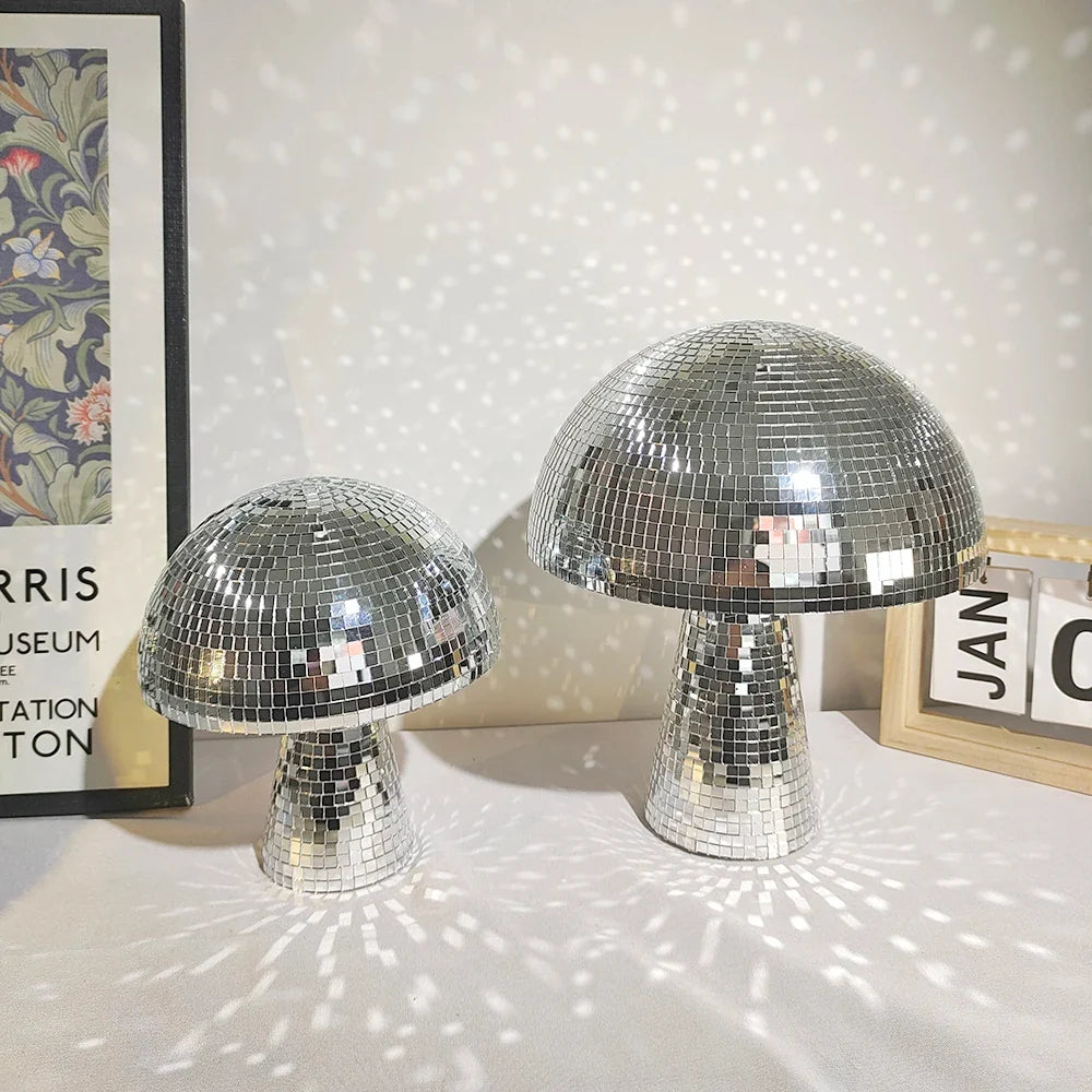Disco Mushroom Sculptures
