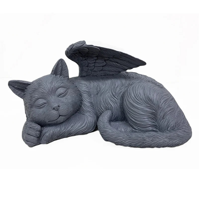 Angel Cat <br> Statue