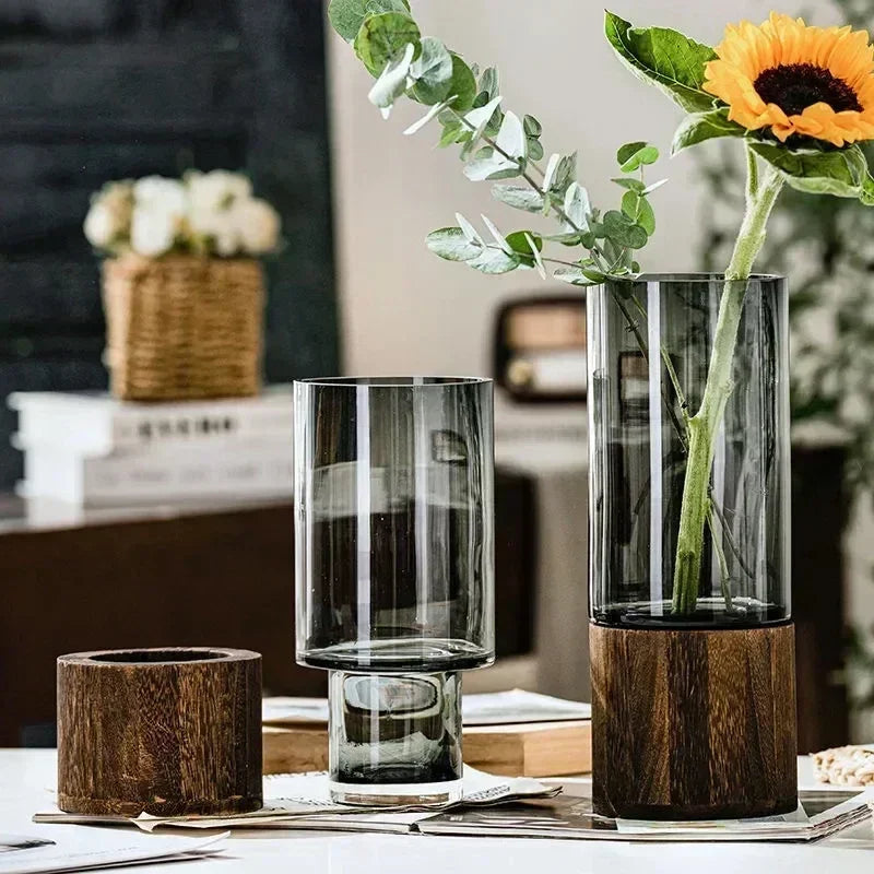 Glass Garden Vase