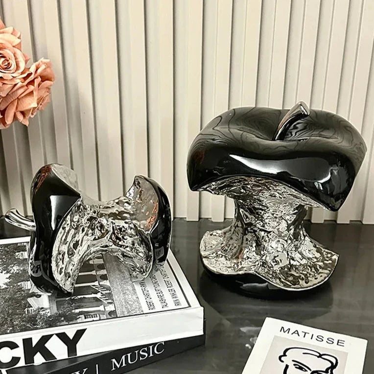 Ceramic Apple Sculpture