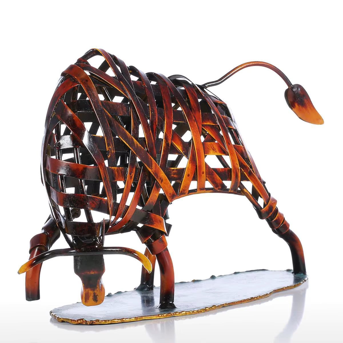 Rusty Bull Sculpture
