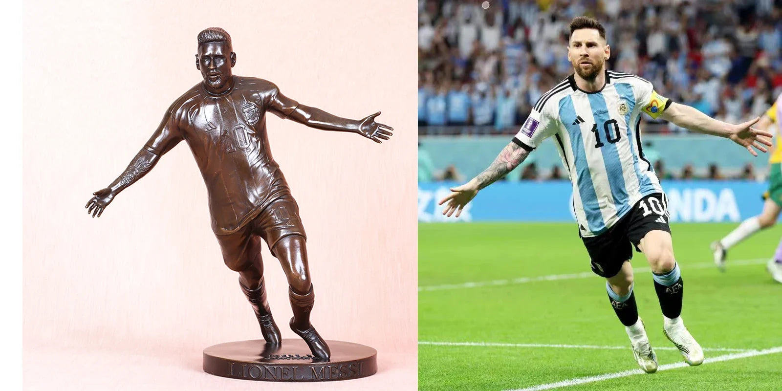 Bronze Messi 25 cm