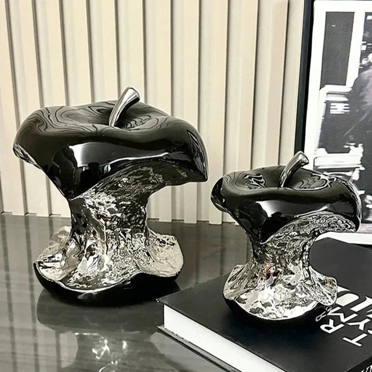 Ceramic Apple Sculpture