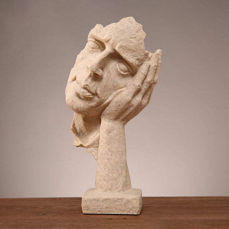 Man Statue <br/> Contemporary Face Sculpture