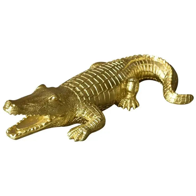 Crocodile Statue 24 cm in Resin