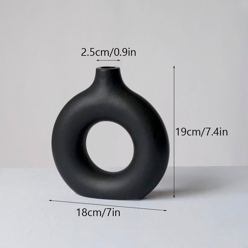 Hollow Ceramic Vase