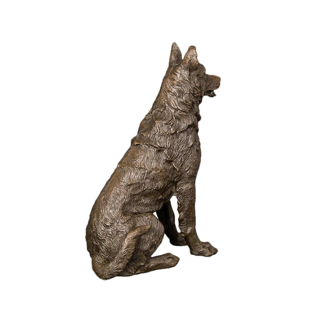 Bronze Animal Sculpture <br/> Dog 20 cm