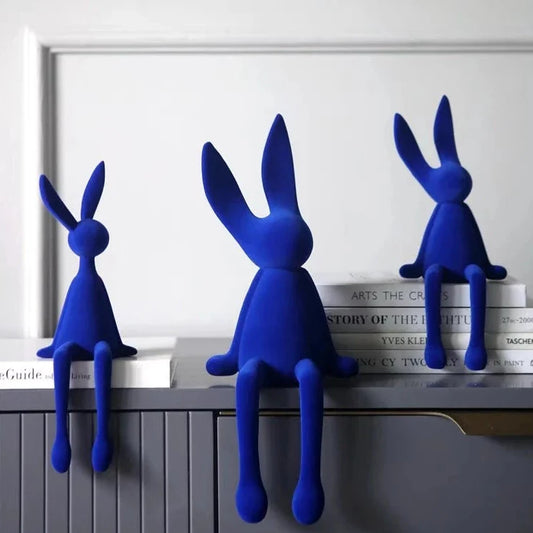 Nordic Abstract Rabbit Sculptures