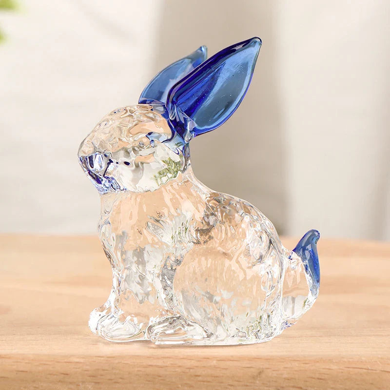 Hoppy Crystal Bunny Sculpture