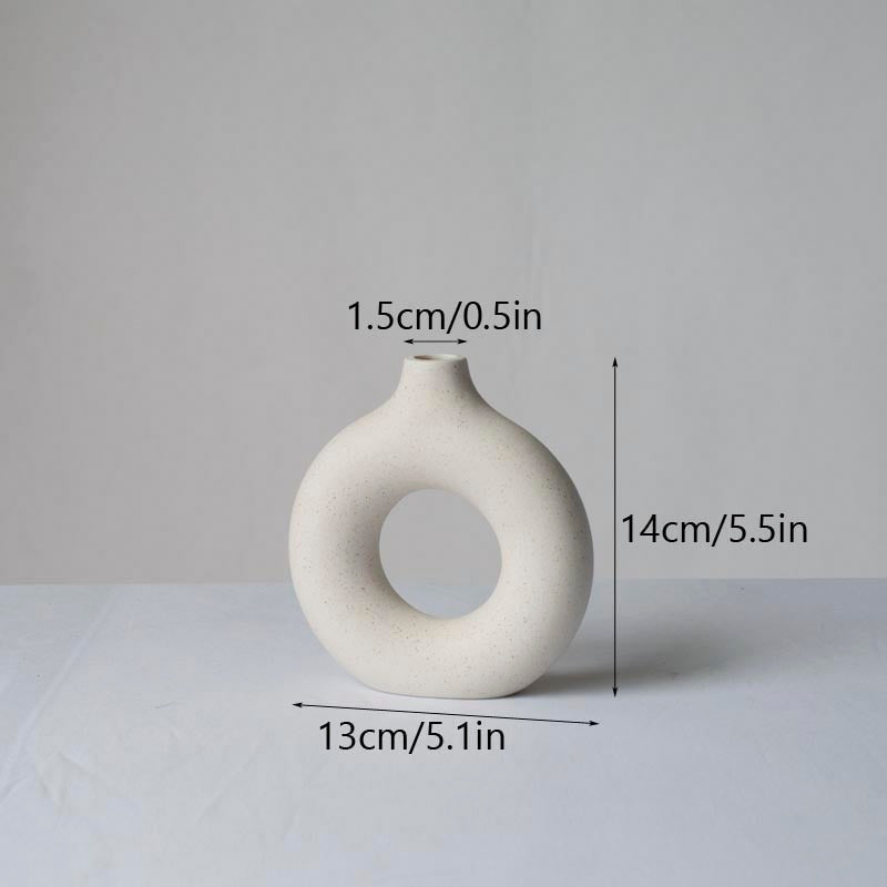 Hollow Ceramic Vase