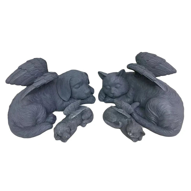 Angel Cat <br> Statue