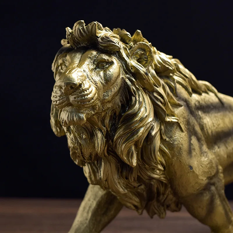Lion Statue <br> Indoor Decor 18 cm