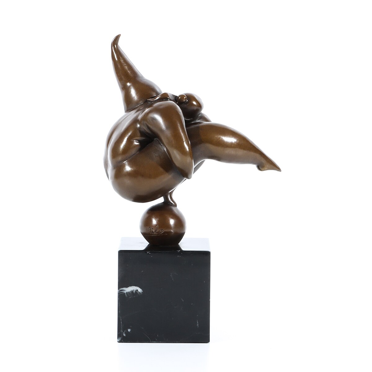 Bronze Statue, Replica of Botero Sculpture, 27 cm