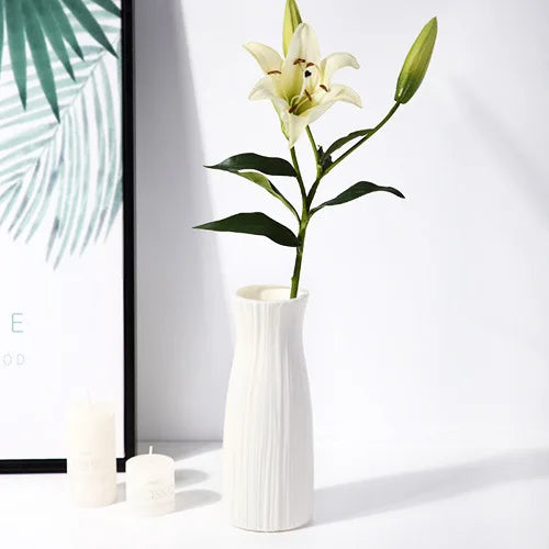 Minimalist White Nordic Vase 20.5 cm
