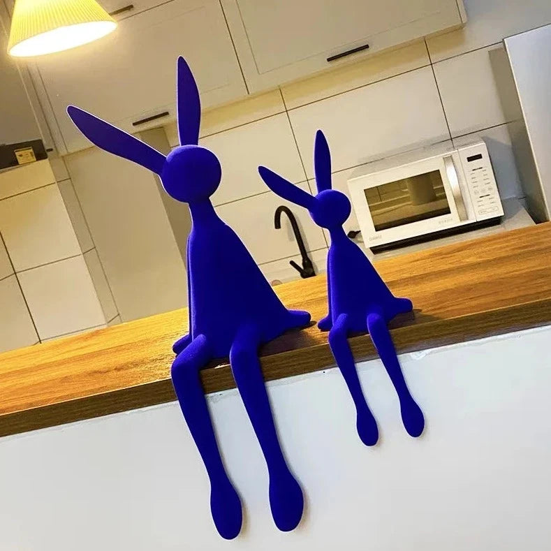 Nordic Abstract Rabbit Sculptures