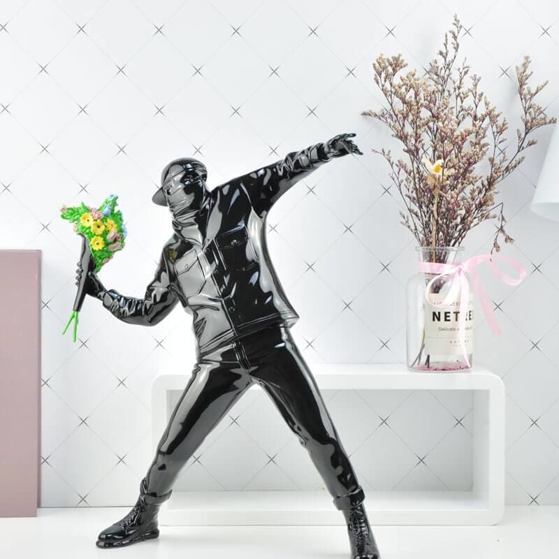Contemporary Sculpture <br/> Banksy Flower Bomber