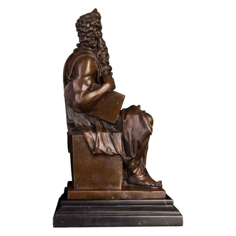Bronze Sculpture <br/> Michelangelo's Moses Statue 29 cm