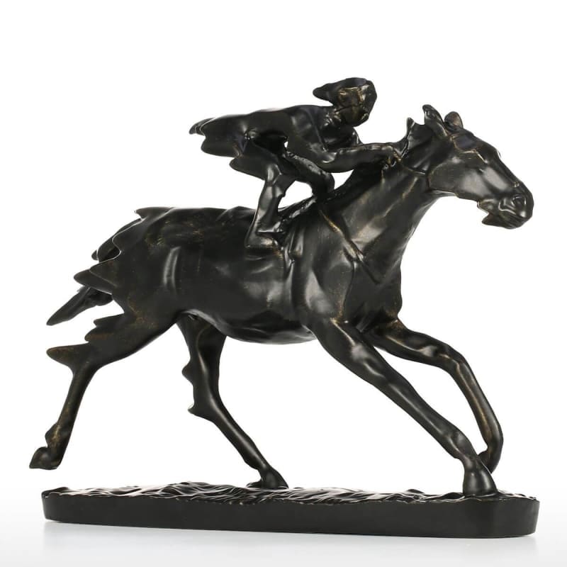 Horse Statue in Bronze <br/> Modern 21 cm