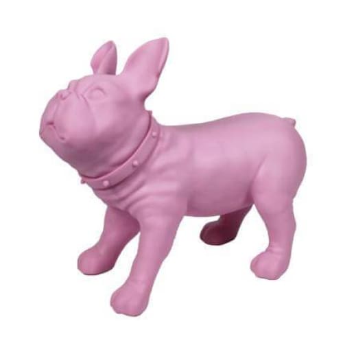 Dog Statue <br/> Colorful Bulldog 33 cm