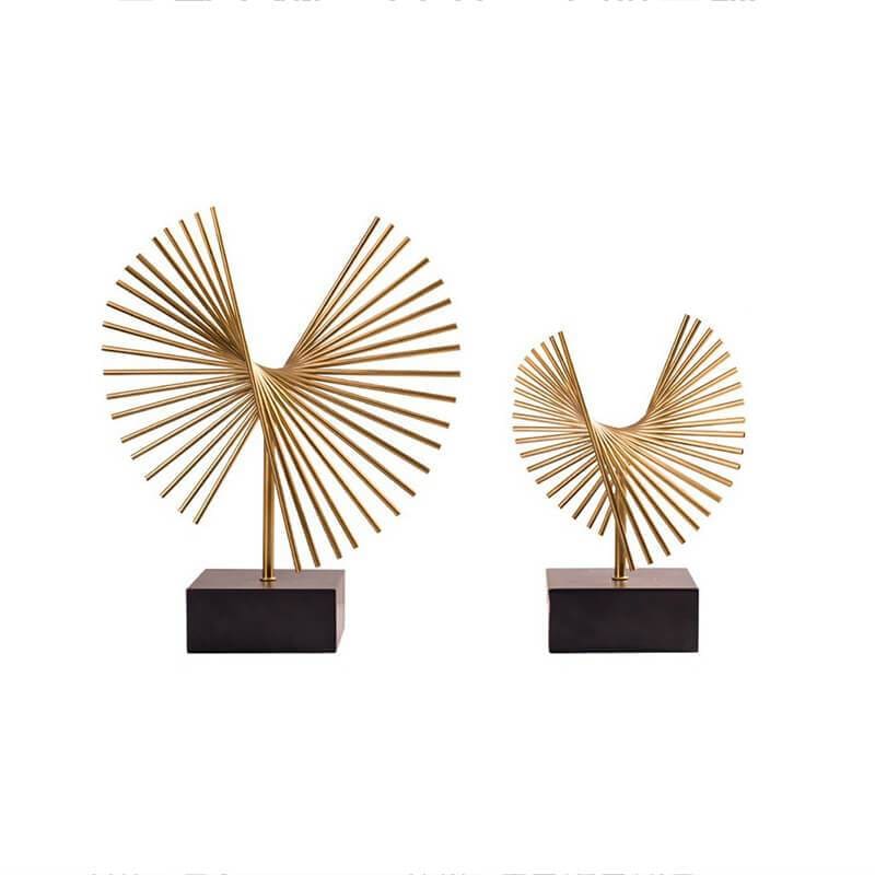 Metal Sculpture <br/> Gold Needles