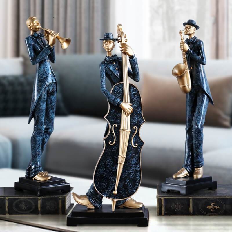 Man Statue <br/> Jazz Band