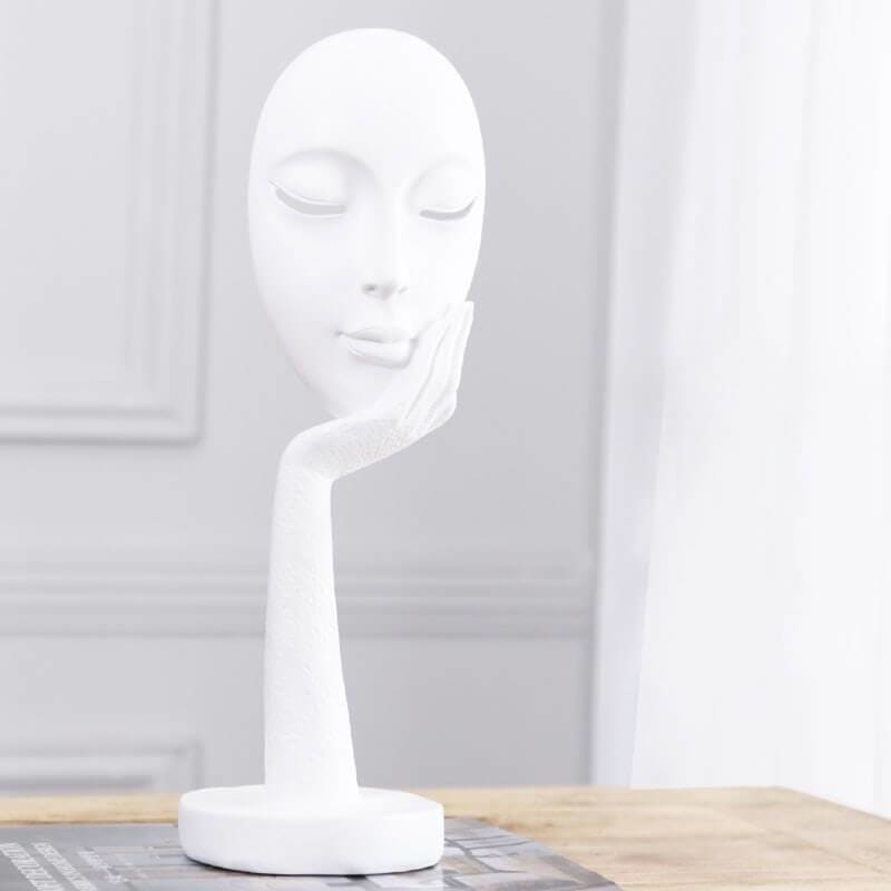 Contemporary Sculpture <br/> Pensive Woman Face
