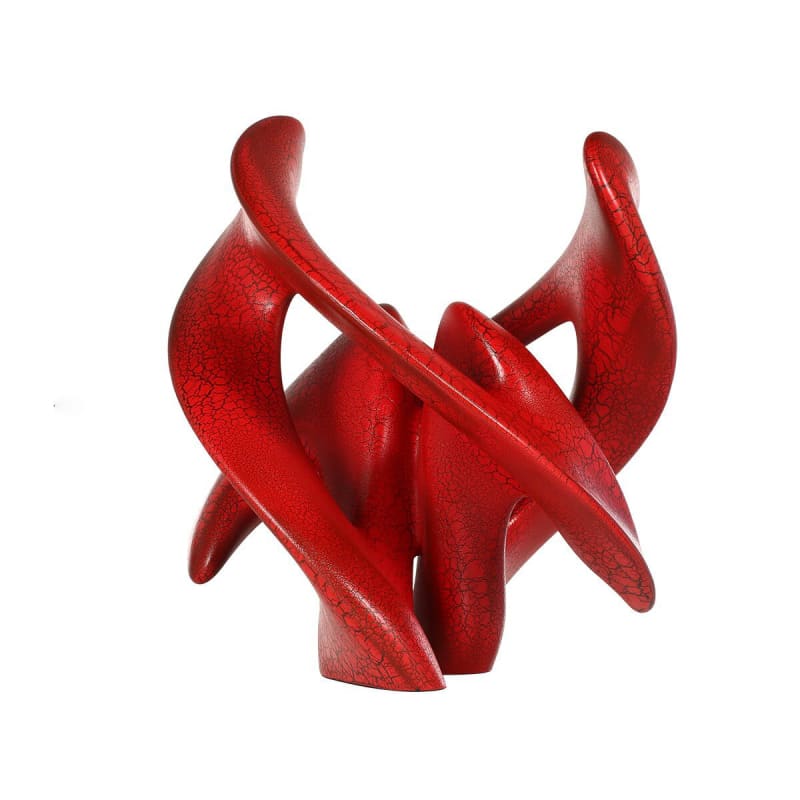Abstract Sculpture <br/> Red Union 40 cm